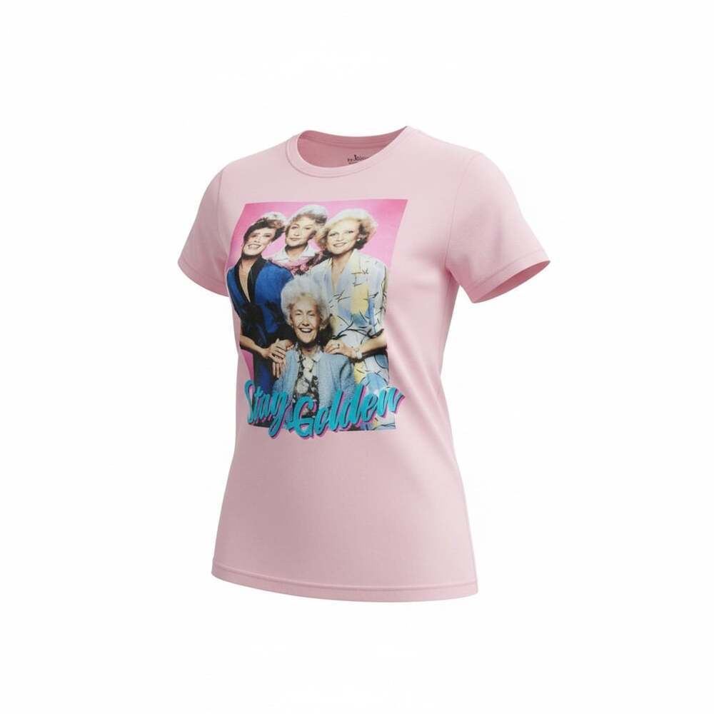 The Golden Girls Stay Golden Pink T-Shirt - Picture 2 of 6